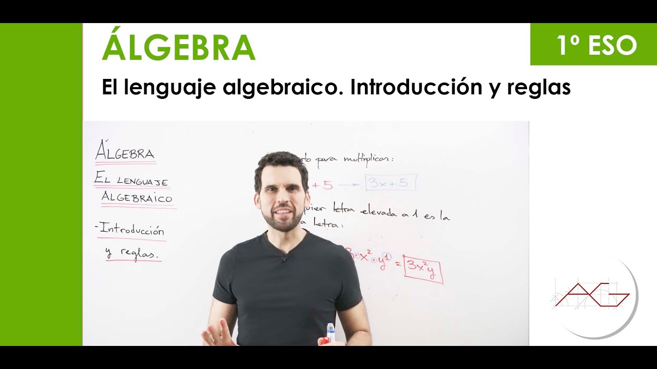 1 ESO - Álgebra  El lenguaje algebraico. Introducción y reglas