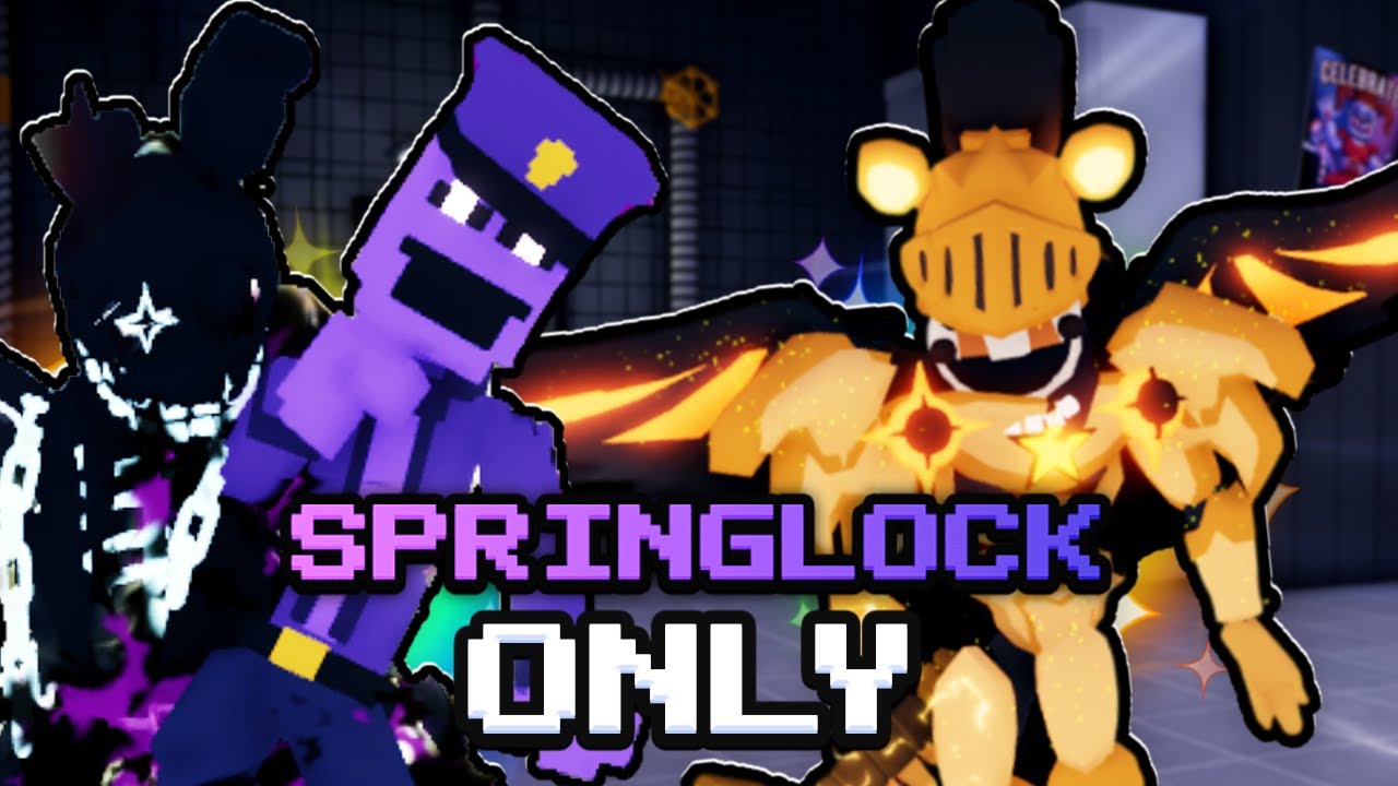 Я использовал ТОЛЬКО ПРУЖИННЫЕ ЗАМКИ.. (Five Nights TD)