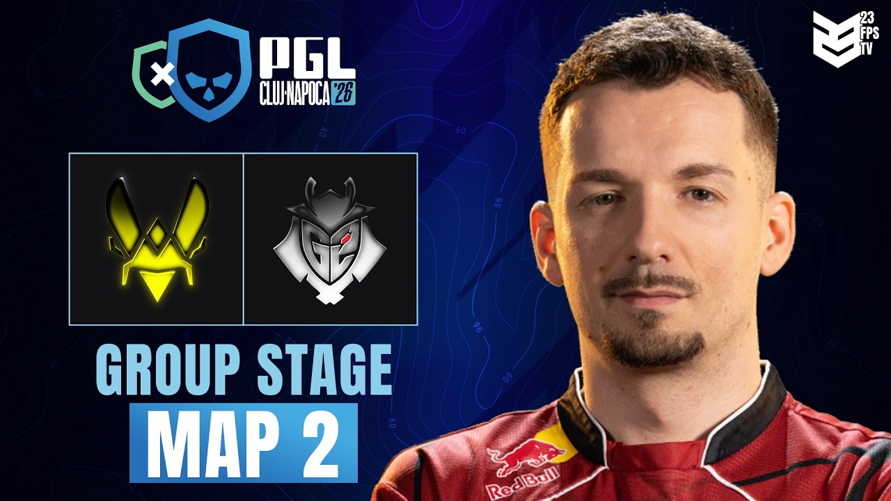 [Full match] Vitality vs G2 | PGL Cluj-Napoca 2026 | Group Stage | MAP 2