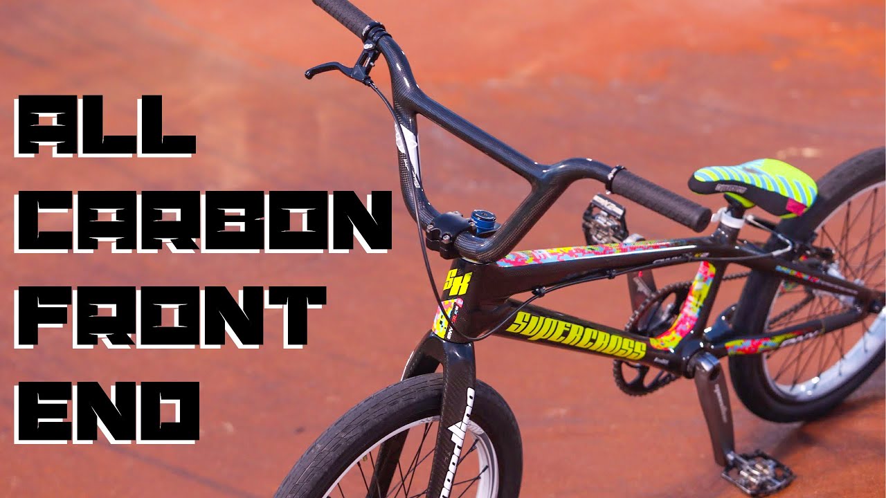 Pro Carbon Fiber BMX handlebars AND stem!