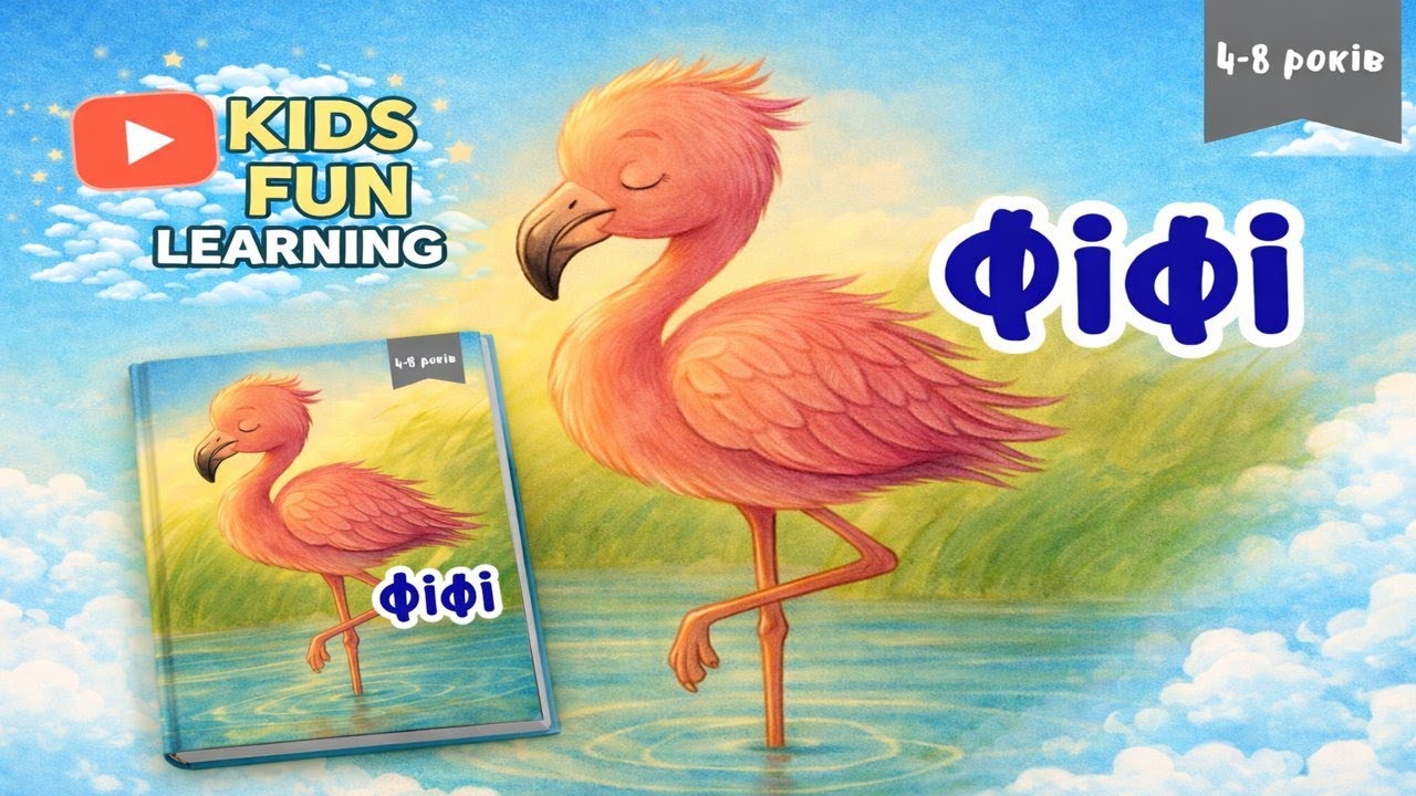 ФІФІ. Дитячі книги українською. Все про життя фламінго.