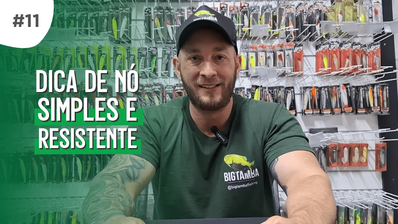 DICA #11: O nó de pesca mais resistente e fácil de fazer!