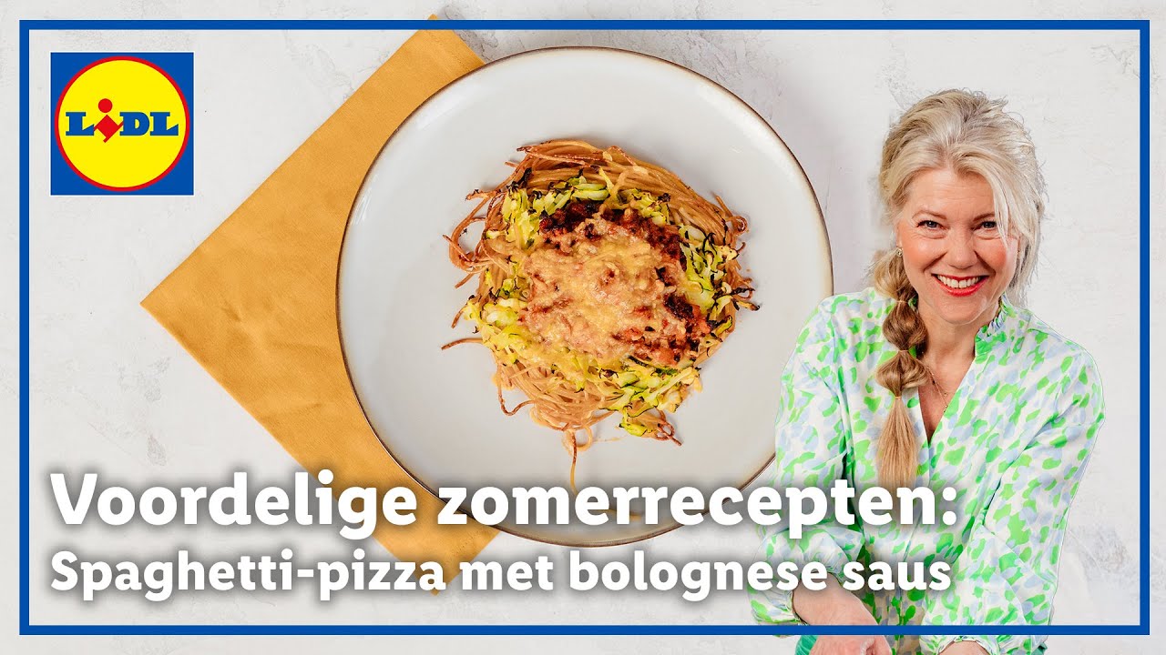 Goedkoop spaghetti-pizza recept: gebruik restjes spaghetti & bolognesesaus | Zomerrecepten | #3