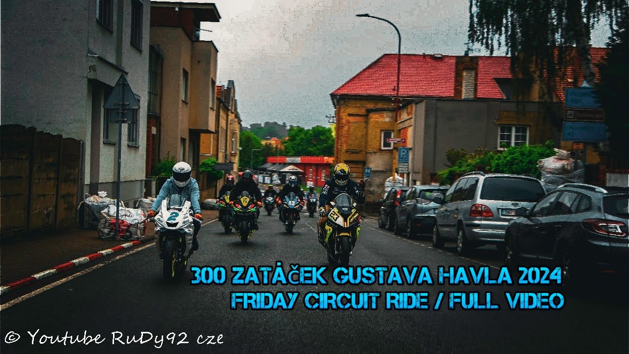 300 Zatáček Gustava Havla 2024   - FRIDAY CIRCUIT RIDE / FULL VIDEO #4k #roadracing