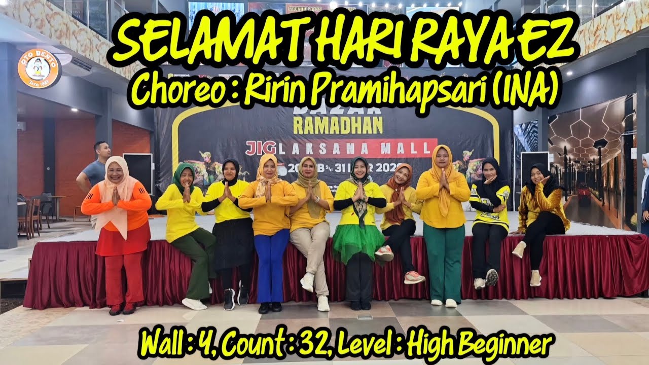 Selamat Hari Raya EZ-Linedance / Choreo : Ririn Pramihapsari (INA) / Demo : Komunitas LD Purwodadi