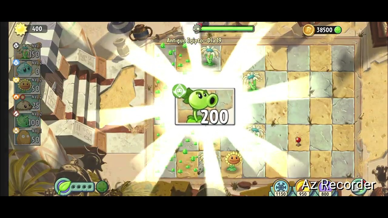 Pasando el antiguo Egipto Parte #3. Planta VS zombies 2 (pvz2) Gameplay.  