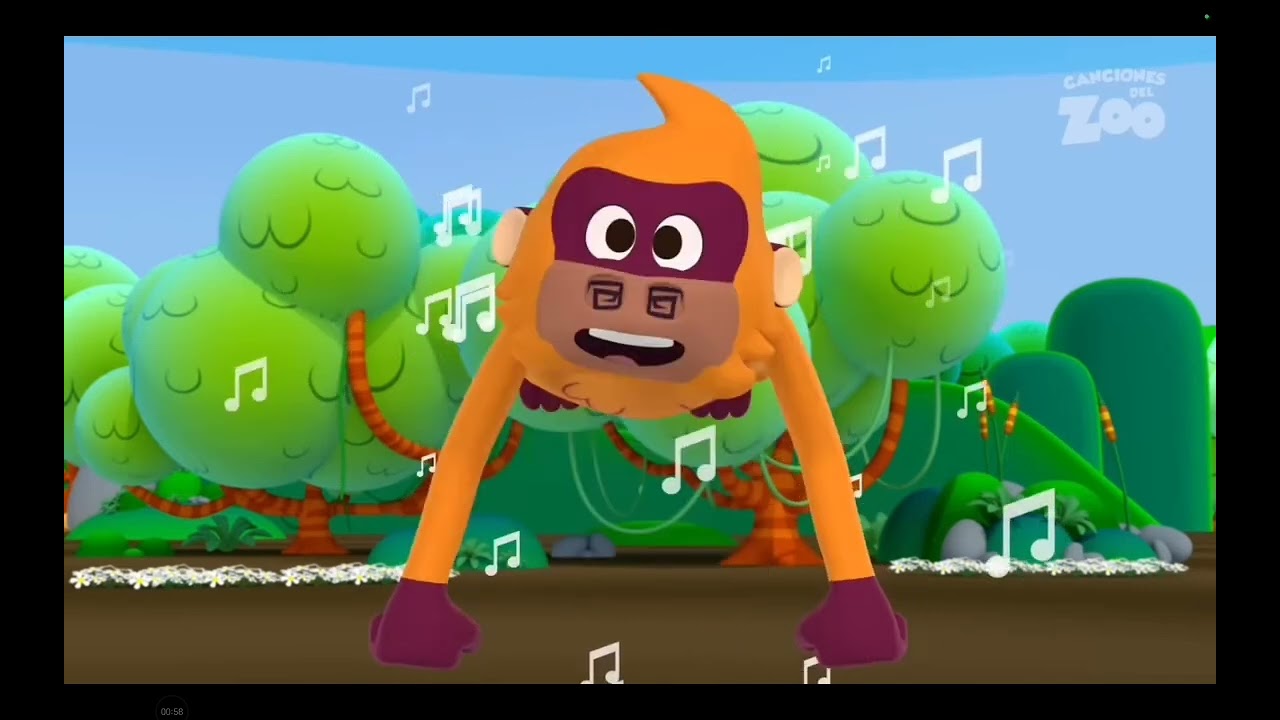 Los huevos sorpresa de las canciones del zoo Tigrecito, Gutan, Teo al revés