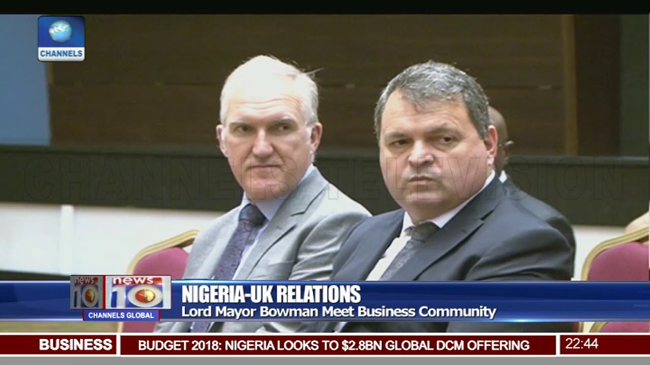 Nigeria-UK Relations: Lord Mayor Bowman Meets Business Community