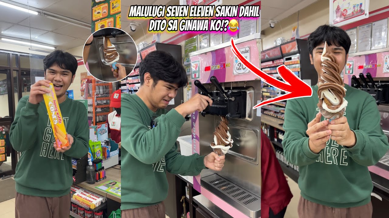 GAWIN NYOTONG NAG TRENDING NA ICE CREAM HACK NATO PAG BUMILI KAYO NG ICE CREAM!!?