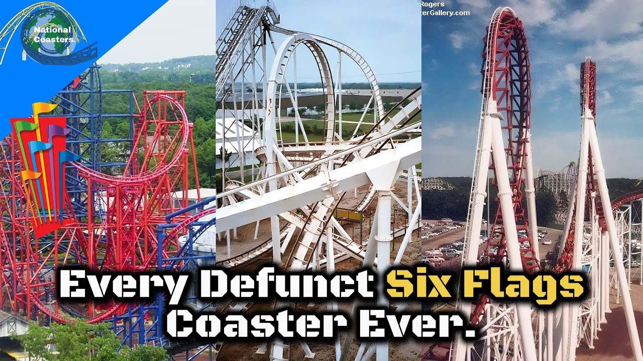 Every Defunct Six Flags Coaster Ever…