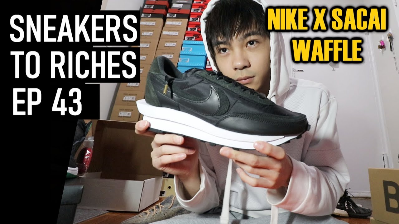 EP 43 - NIKE SACAI WAFFLE LIVE COP! RESELLING VLOG 2020 SNEAKERS TO RICHES