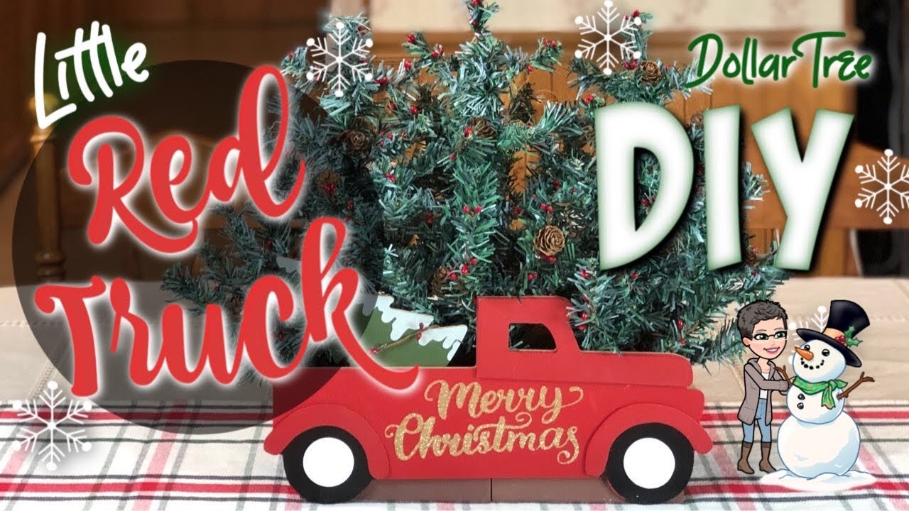 LITTLE RED TRUCK | Dollar Tree | DIY | Country Girl