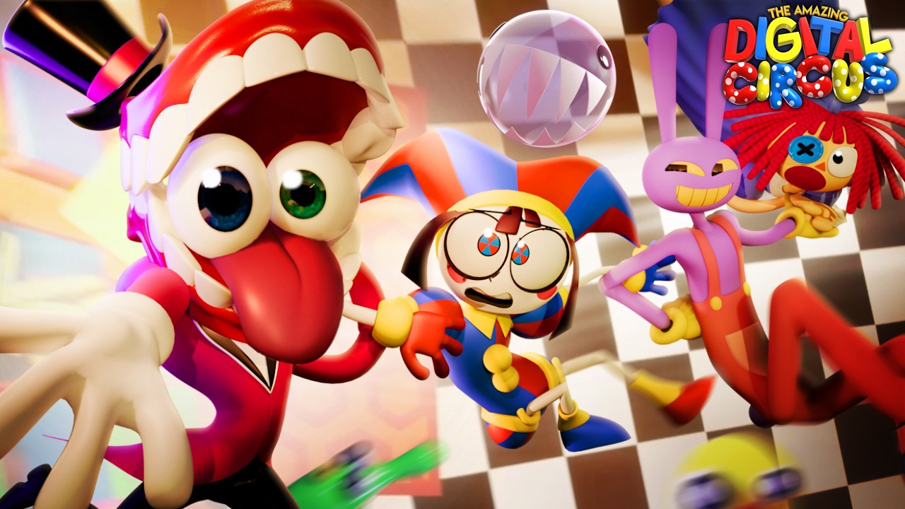 Welcome To The Digital Circus (TADC Theme Song)【THE AMAZING DIGITAL CIRCUS FAN 3D MUSIC VIDEO】