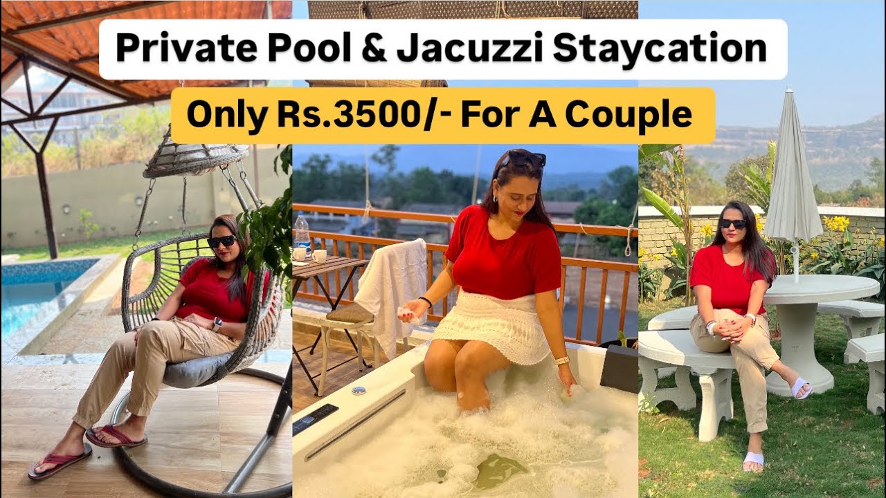 OASIS - Holiday Maiyaan KARJAT | 1 BHK Room With Private Swimming Pool & Jacuzzi starting At 3500/-