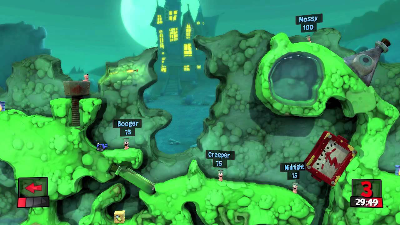 (News) Worms Revolution - Gameplay - PS3 Xbox360.
