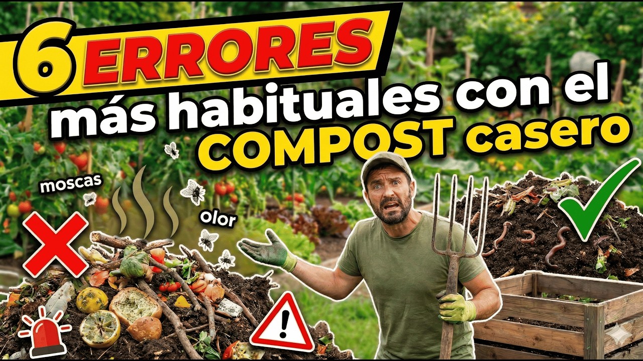 6 ERRORES más habituales con el COMPOST casero
