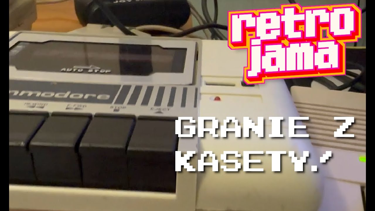 Commodore 64  uruchamianie gier z kaset