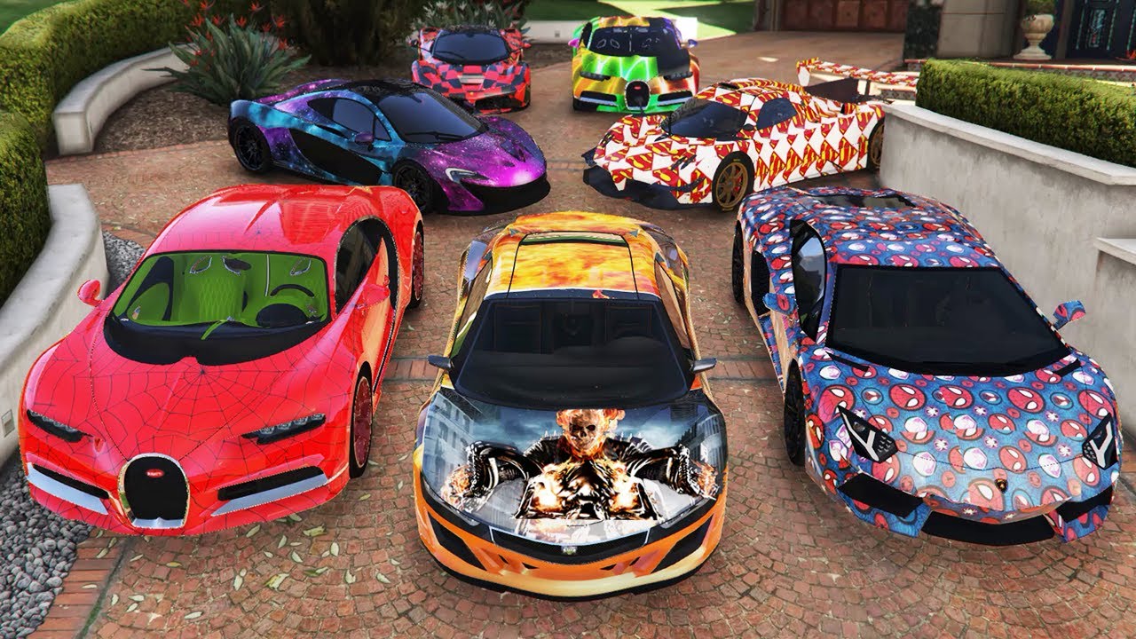 GTA 5 ✪ Stealing Luxury Expensive Modified Cars with Michael ✪ (Real Life Cars #27)