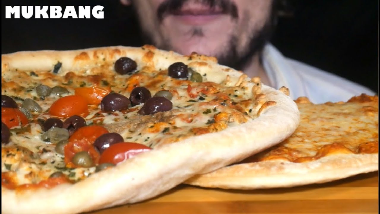 MUKBANG ITA |MANGIO PIZZA NAPOLI E MARGHERITA LIDL EATING SHOW ITALIANO |COSA PENSO DI GEMMA+SIRIUS