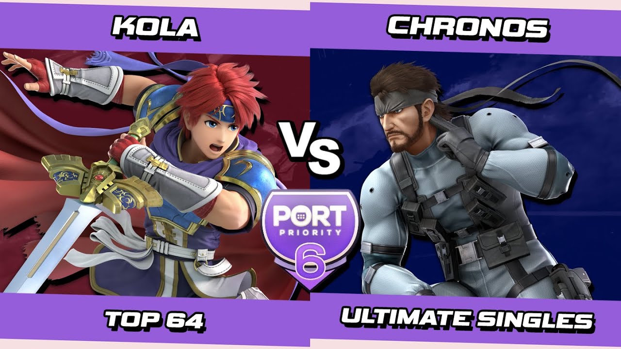 Port 6 Top 64 - Kola (Roy) Vs. Chronos (Snake) SSBU Ultimate Tournament