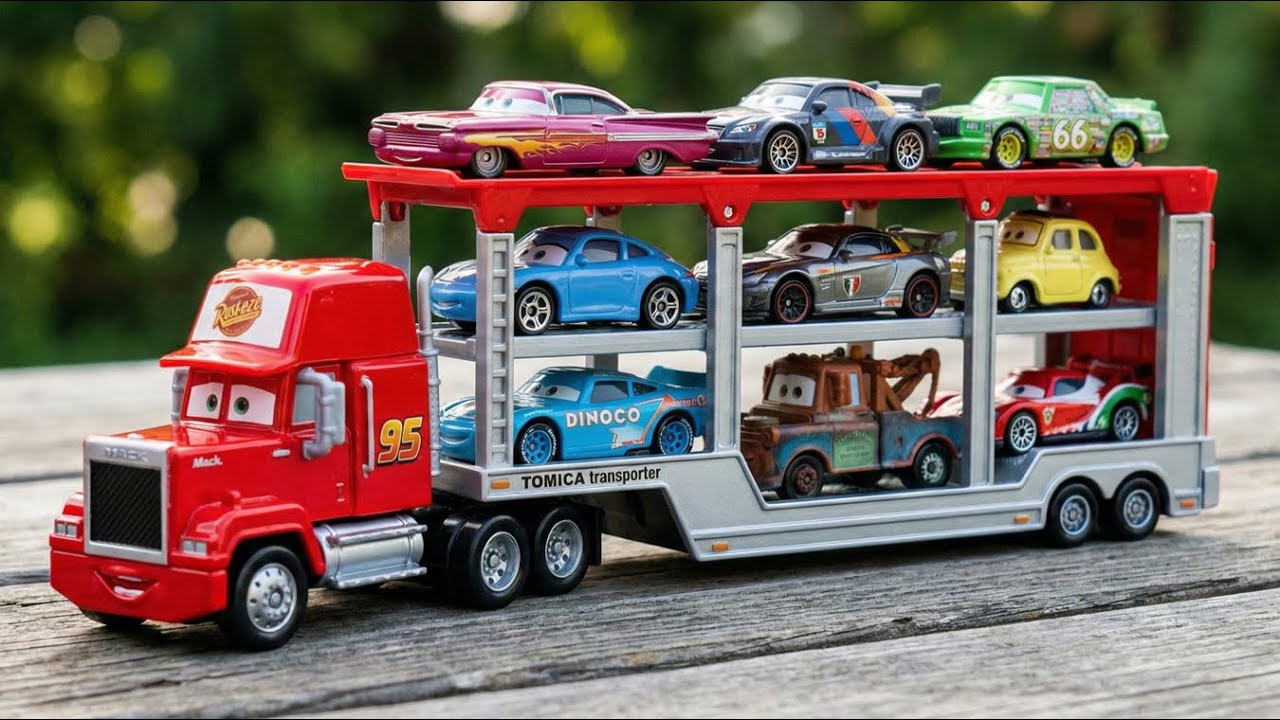 Disney Pixar Cars toys Review | Lightning McQueen, Finn McMissile, Mack, Doc Hudson,Cruz Ramirez