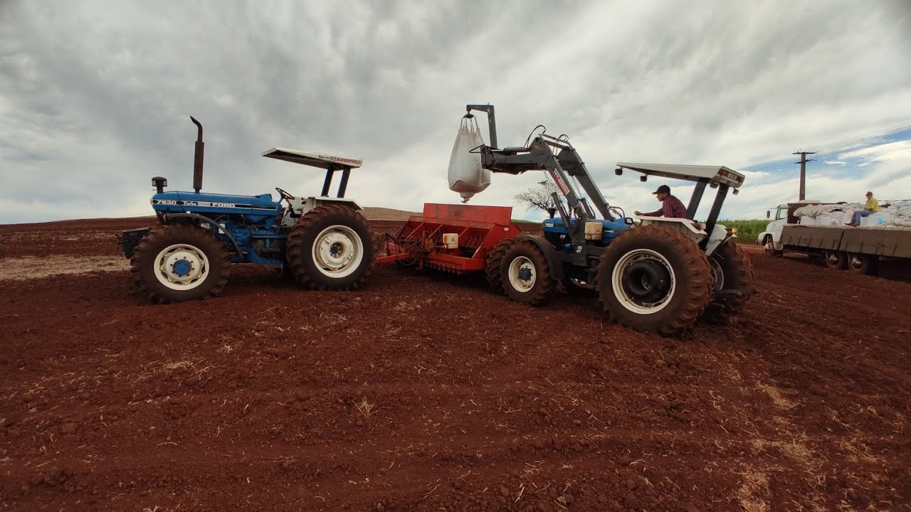 Inicio do Plantio do trigo 2021 com outro NH 7630 e 