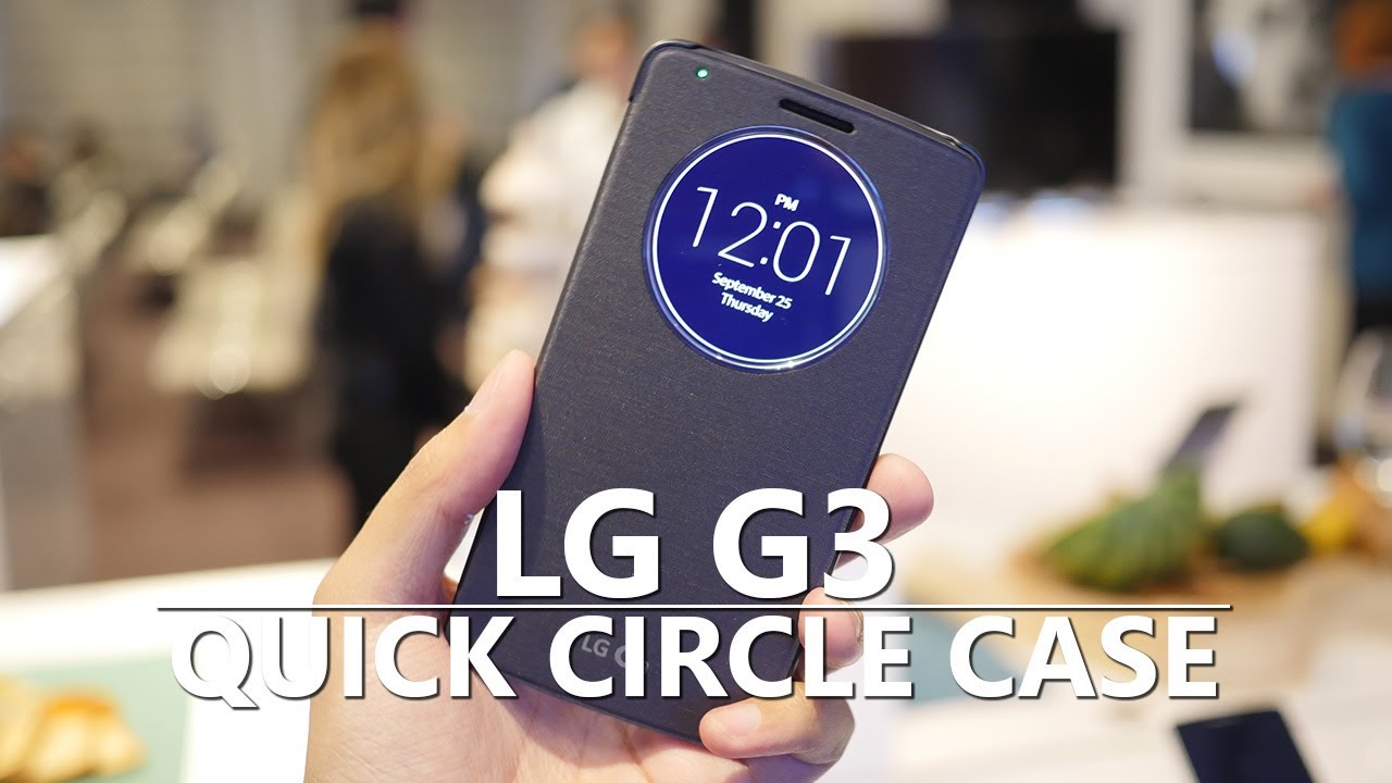 LG G3 QuickCircle Case Hands On