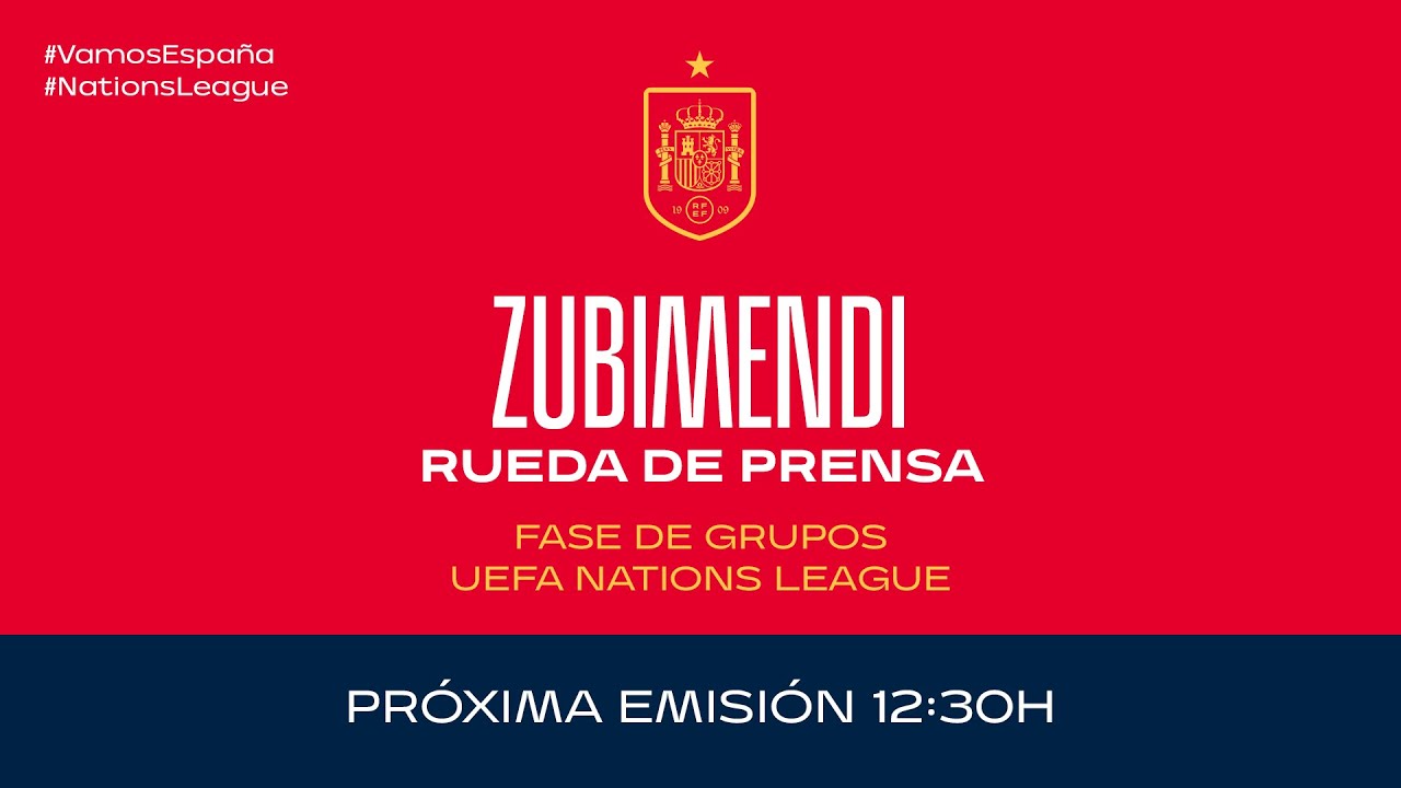 Rueda de prensa oficial previa al España – Dinamarca: Zubimendi | #NationsLeague | 🔴 SEFUTBOL