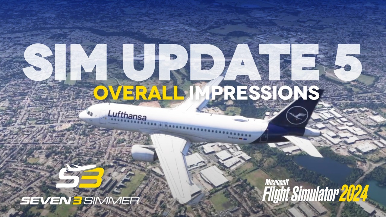 Обновление симулятора 5... Общие впечатления #msfs2024 #msfs #microsoftflightsimulator