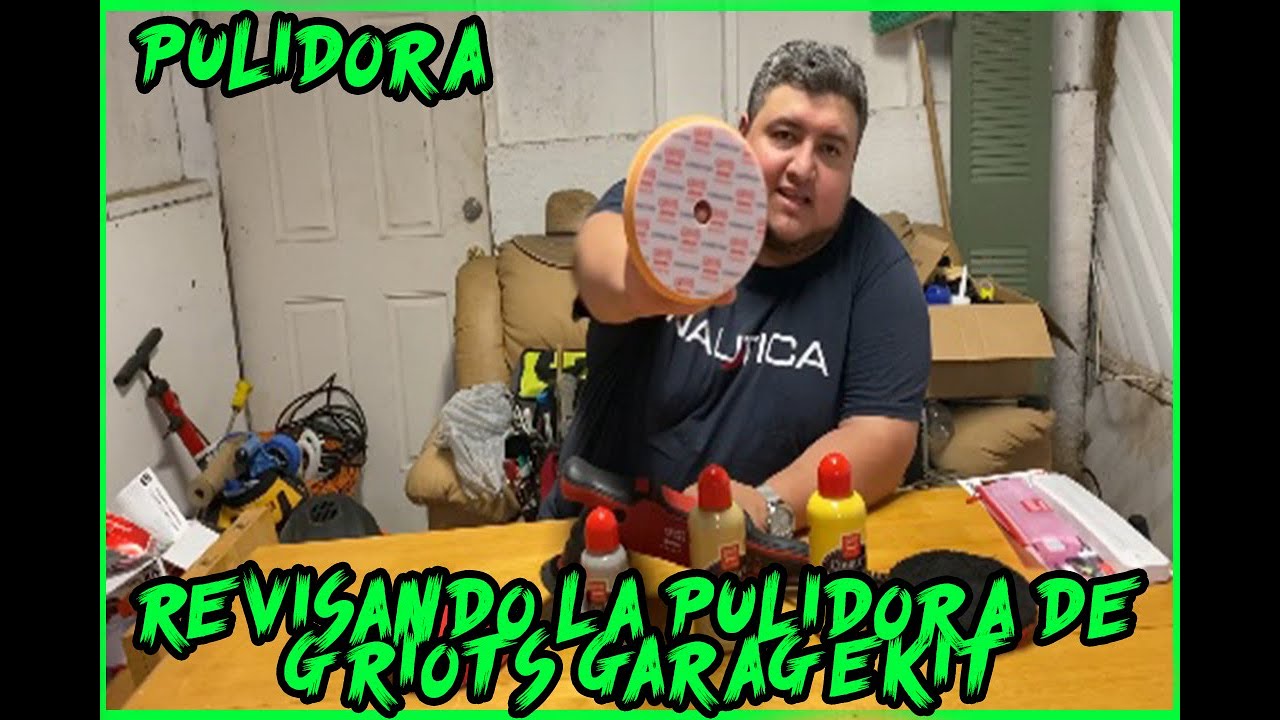 revisando la pulidora de Griots GARAGE ___unboxing OF Griots  Grarage polisher kit