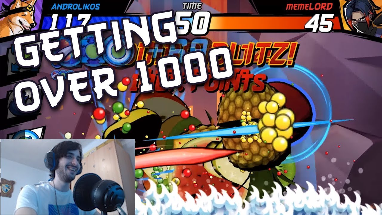 Fruit Ninja Fight - Androlikos goes for 1,000 points