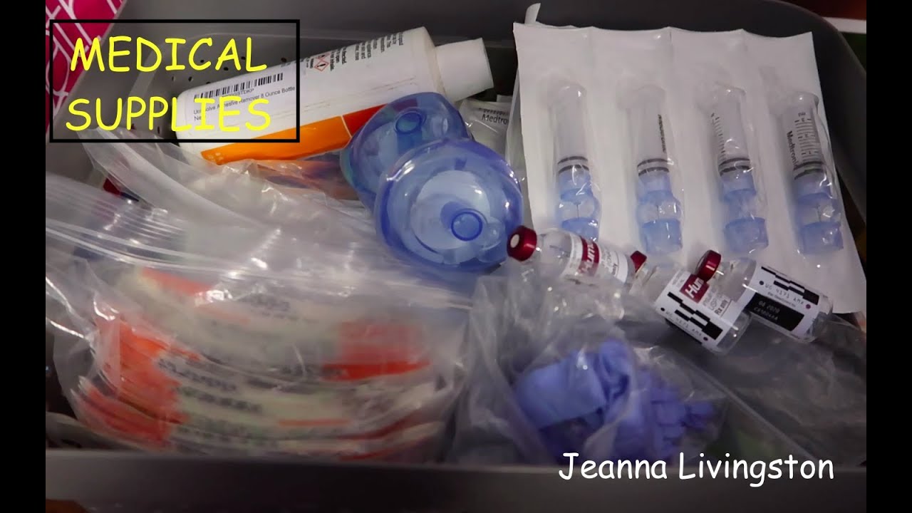 Organizing My Medical Supplies!