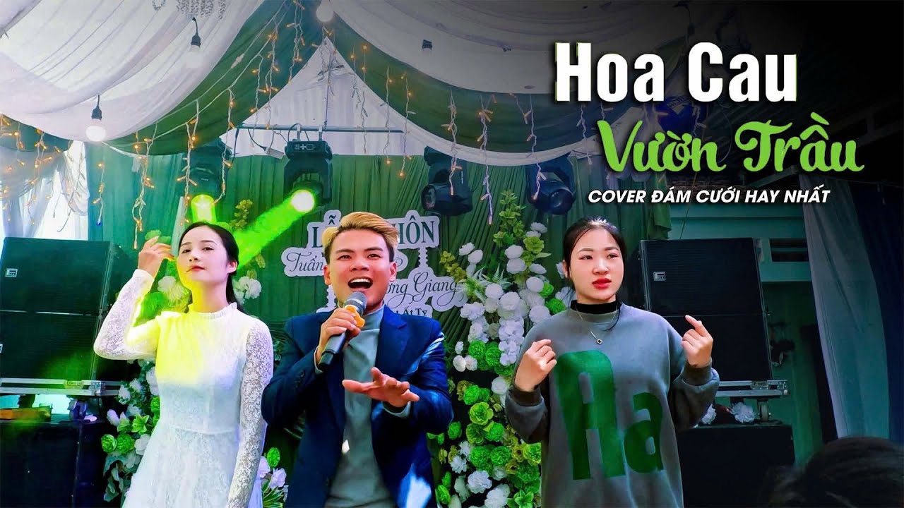 Hoa Cau Vườn Trầu - Nguyễn Tiến x Anh Tuấn Hát Đám Cưới VUI Nhộn - hoa cau rụng trắng sân nhà em !!