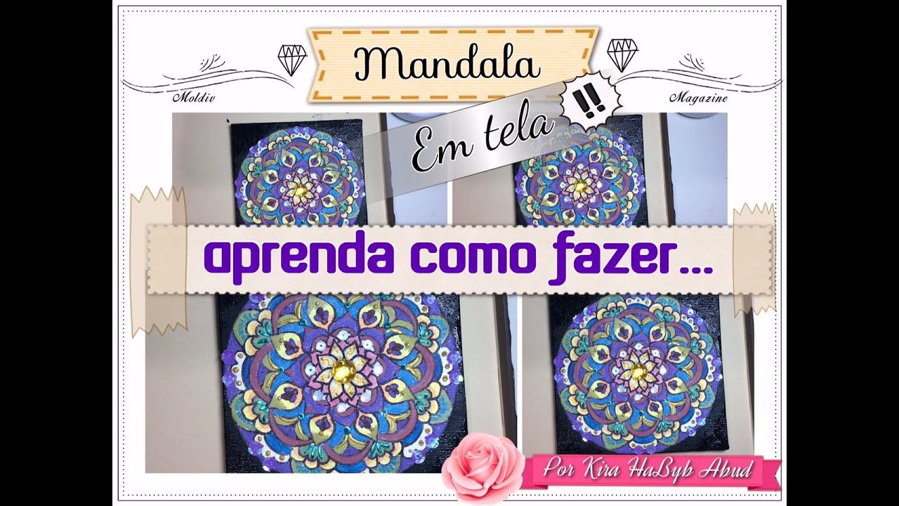 Mandala em Tela: Faça você mesmo!
