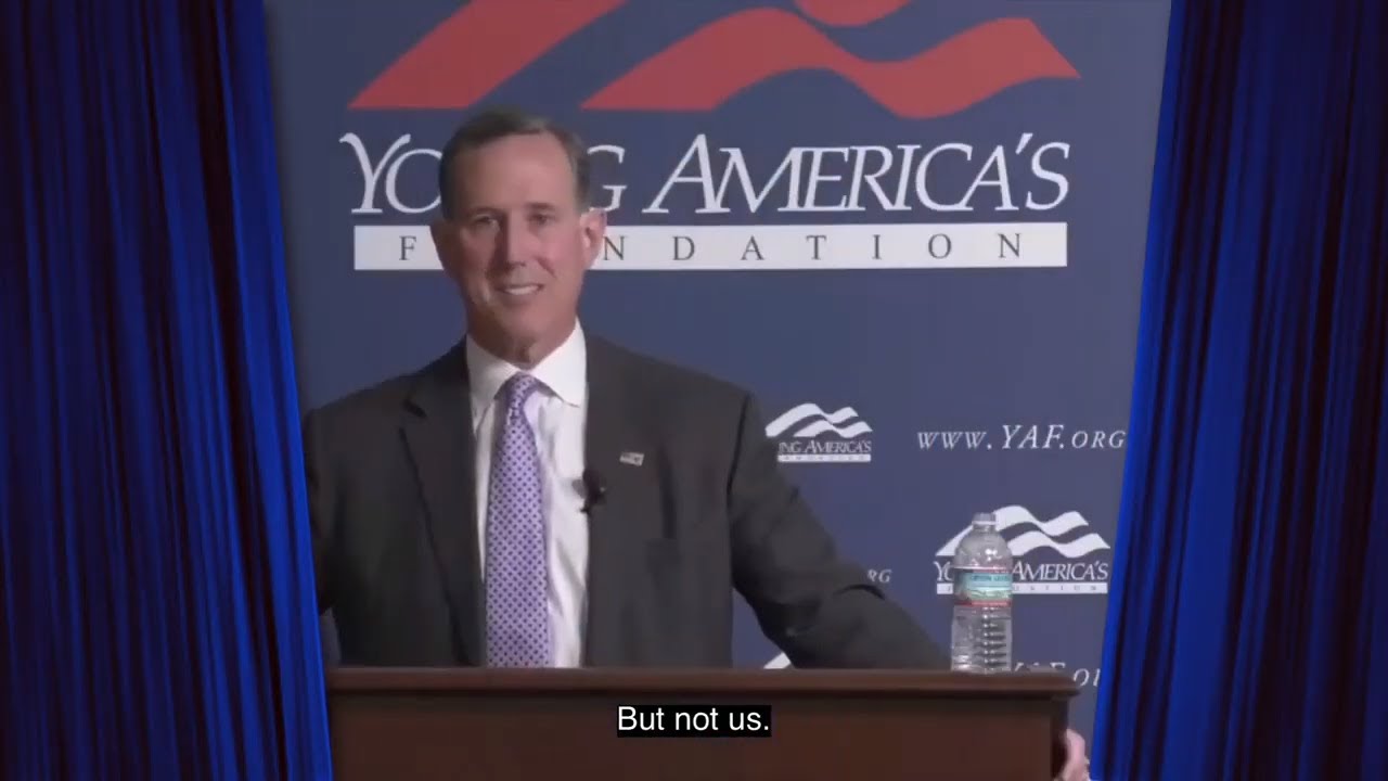 Rick Santorum - the Opera - “there isn’t much Native American culture in American culture”