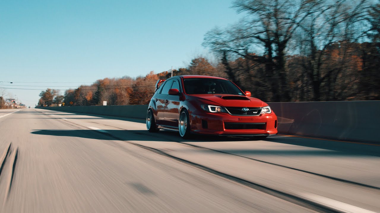Bagged WRX Hatch On BBS Wheels | 4k
