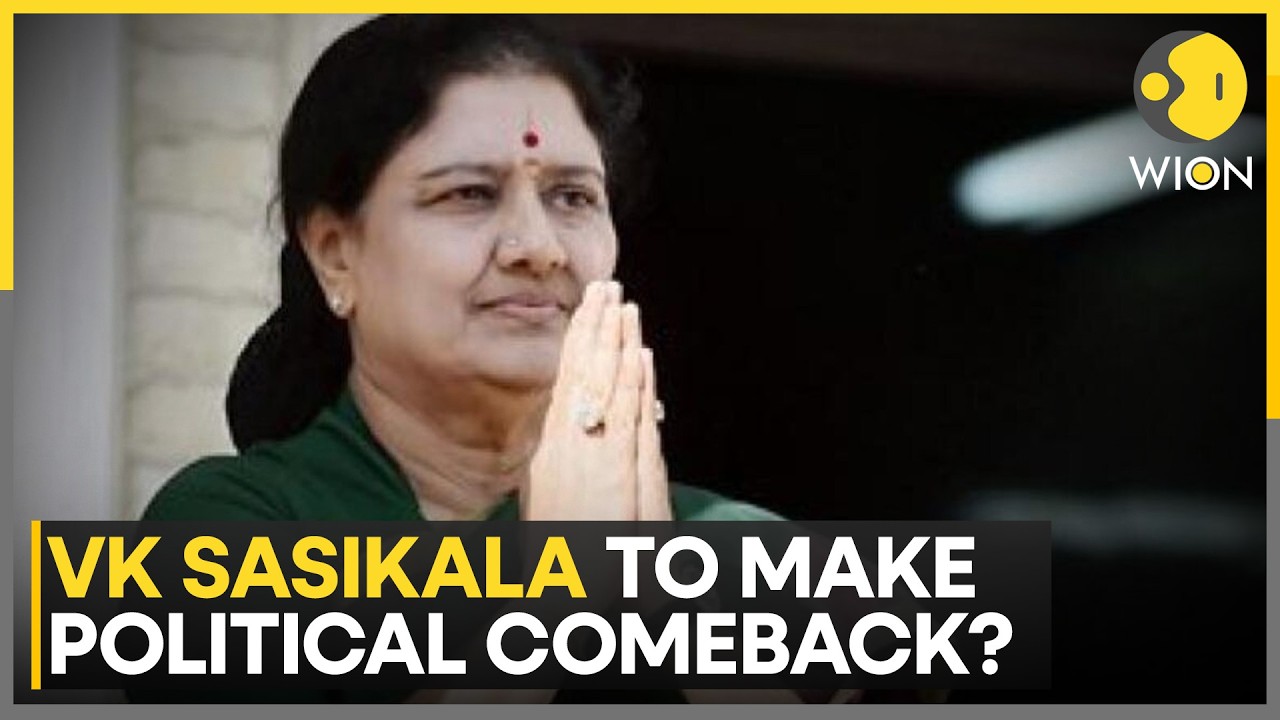 VK Sasikala Hints at Political Comeback on Jayalalithaa’s Birth Anniversary | WION News
