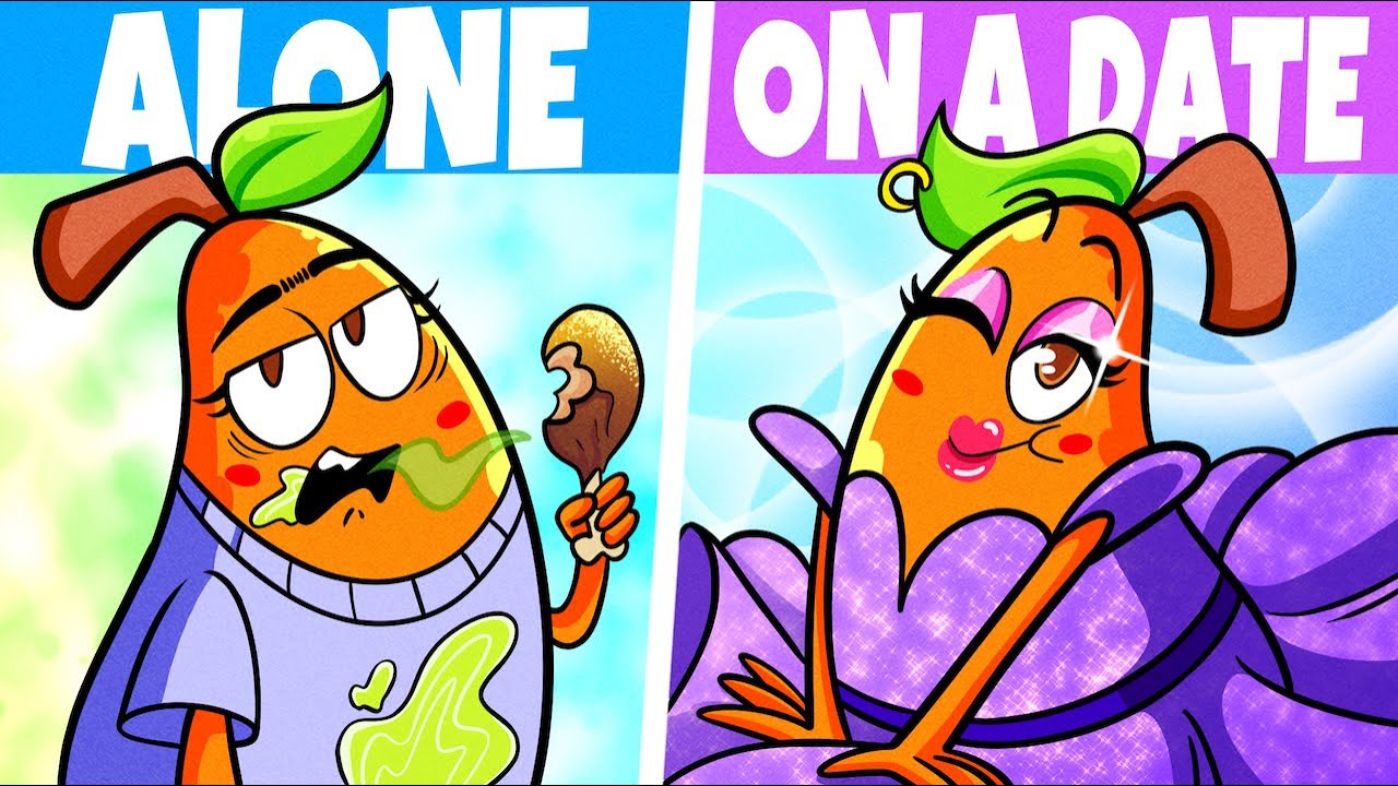 ALONE VS ON PUBLIC || Funny Awkward Moments by Pear Couple