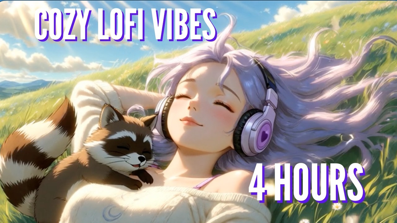 Cozy Lofi Hip Hop | Luna's Purple Corner 💜📖 ☀️ | Cozy Lofi with Luna & Miko”