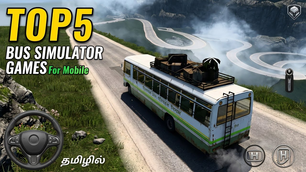 Top 5 Bus Simulator Games For Android & iOS | High graphics (Online/Offline) Tamil 2026