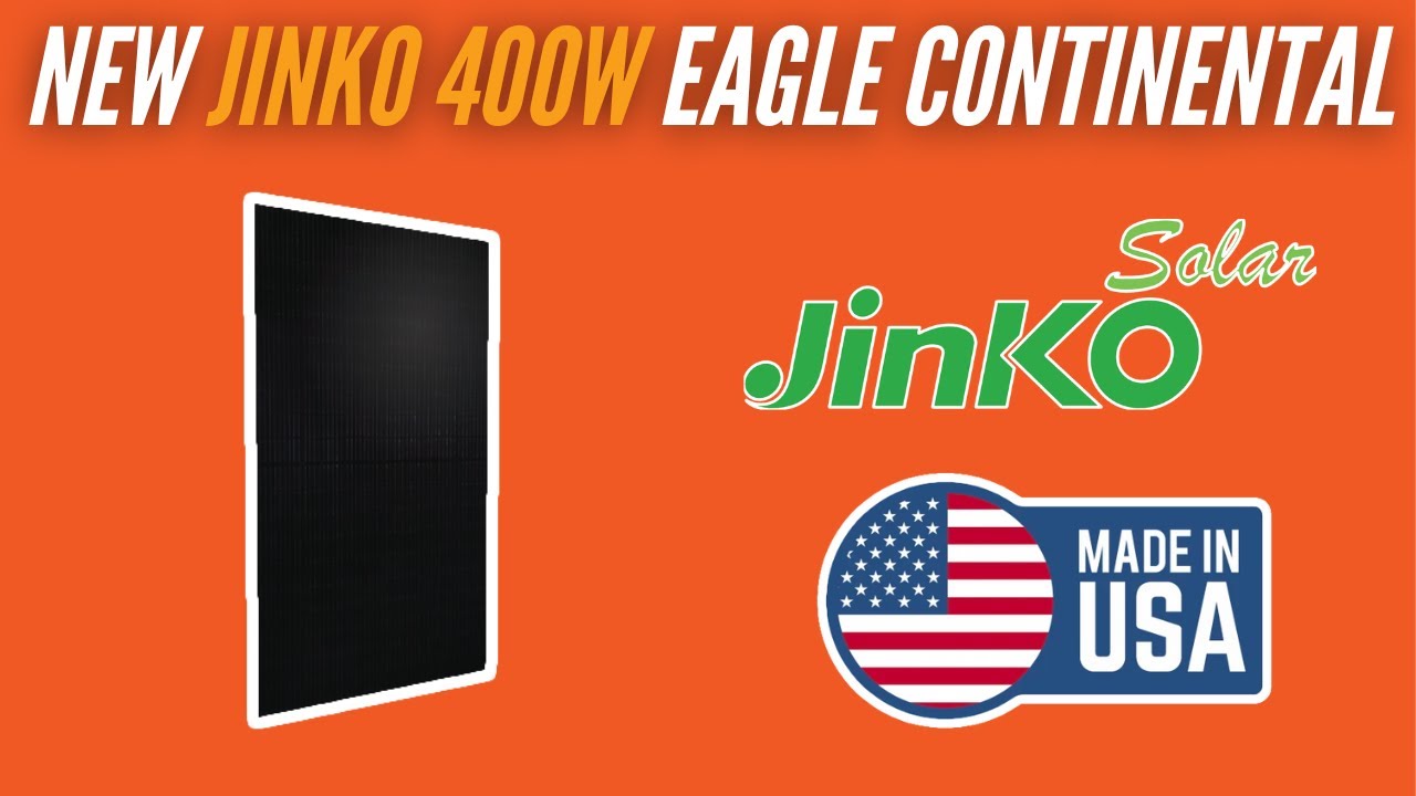 New Jinko Eagle 400W Continental Solar Panel | Made in USA | Florida