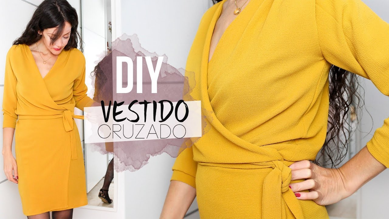 DIY WRAP DRESS |  Cómo hacer un vestido cruzado