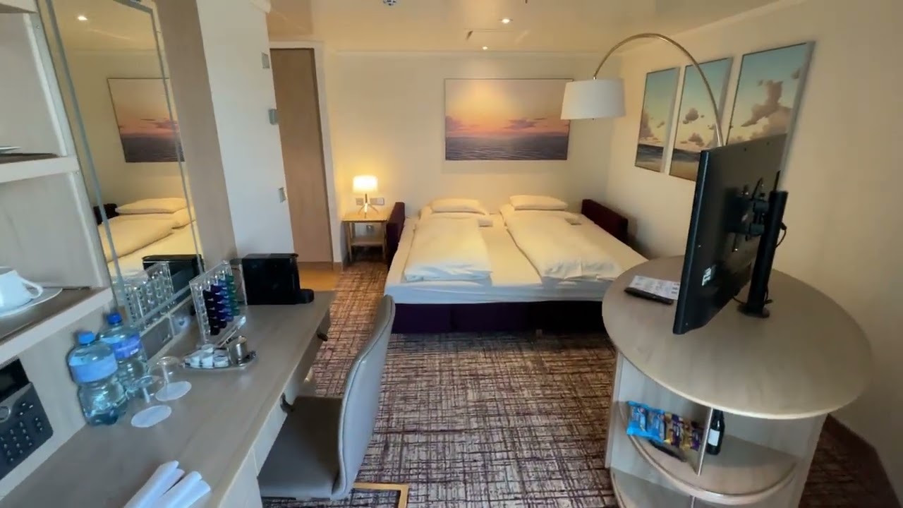 AIDAnova Juniorsuite 14012 im Juli 2024 Rundgang