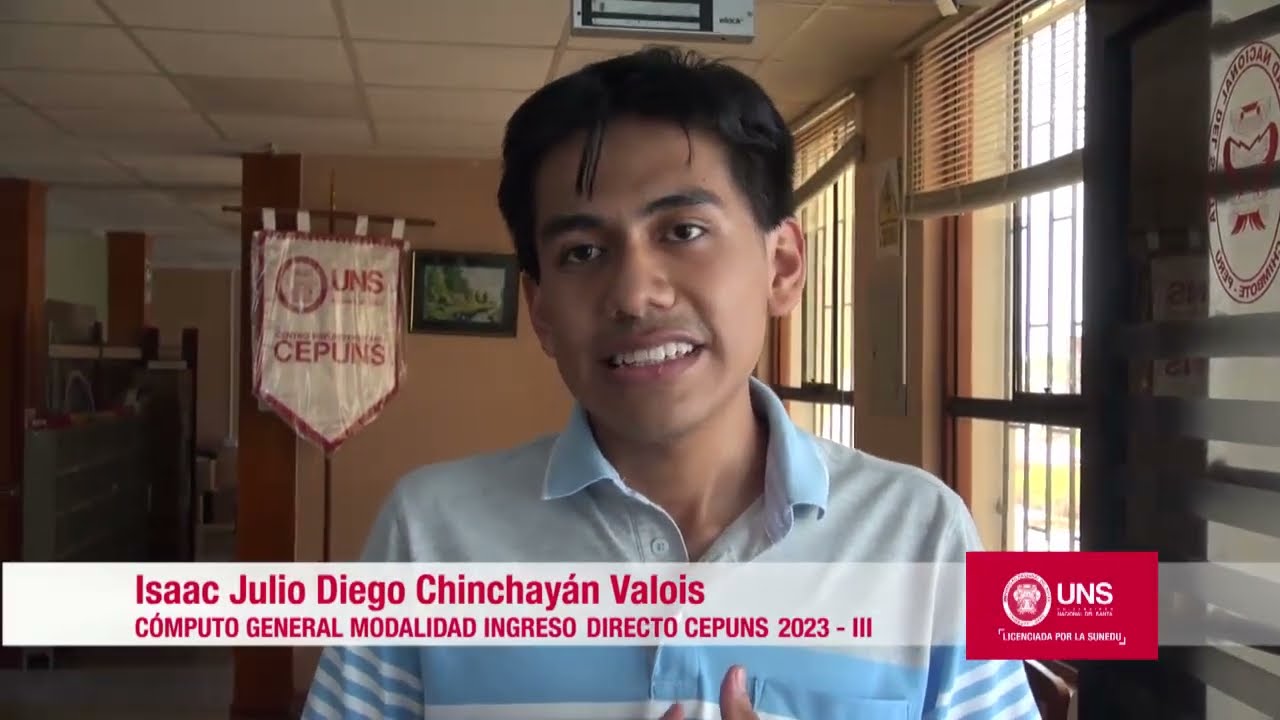 JOVEN COISHQUEÑO OBTIENE MÁXIMO PUNTAJE EN CEPUNS E INGRESA A MEDICINA DE UNS