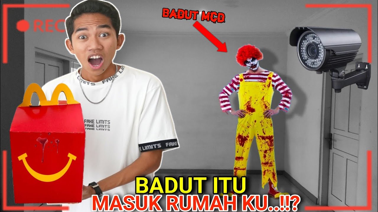 GAWAT!! ADA BADUT MCD MASUK KERUMAHKU TEREKAM CCTV! | Mikael Family