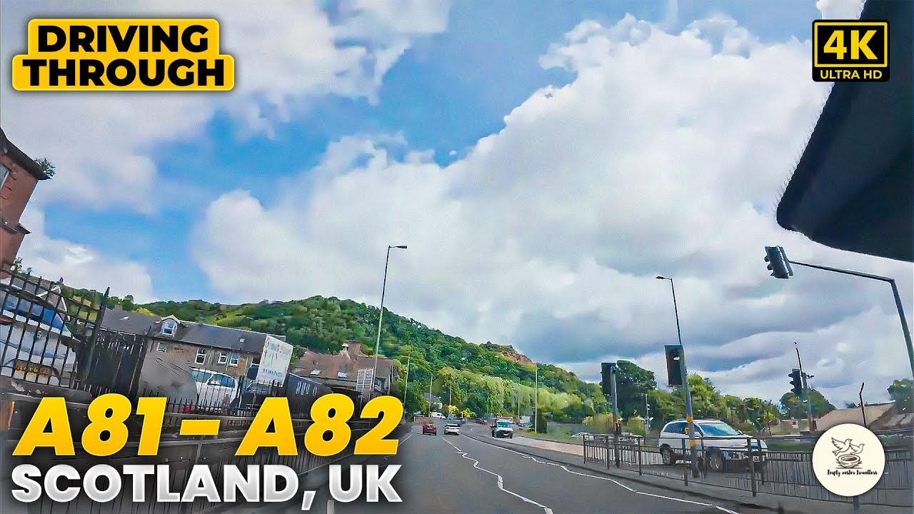 Driving Through Scotland 🇬🇧 | A81 to A82 Scenic Route | 4K Relaxing Road Trip