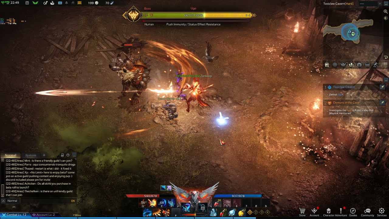 Lost Ark beta / Toxiclaw Cavern[HARD]