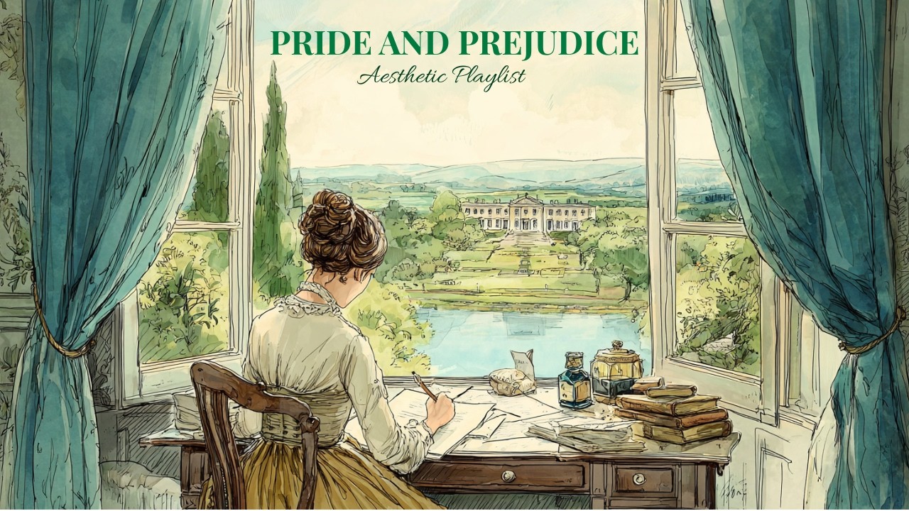 Pride and Prejudice Study Room | Cozy Classical 🎻 Deep Focus & Reading