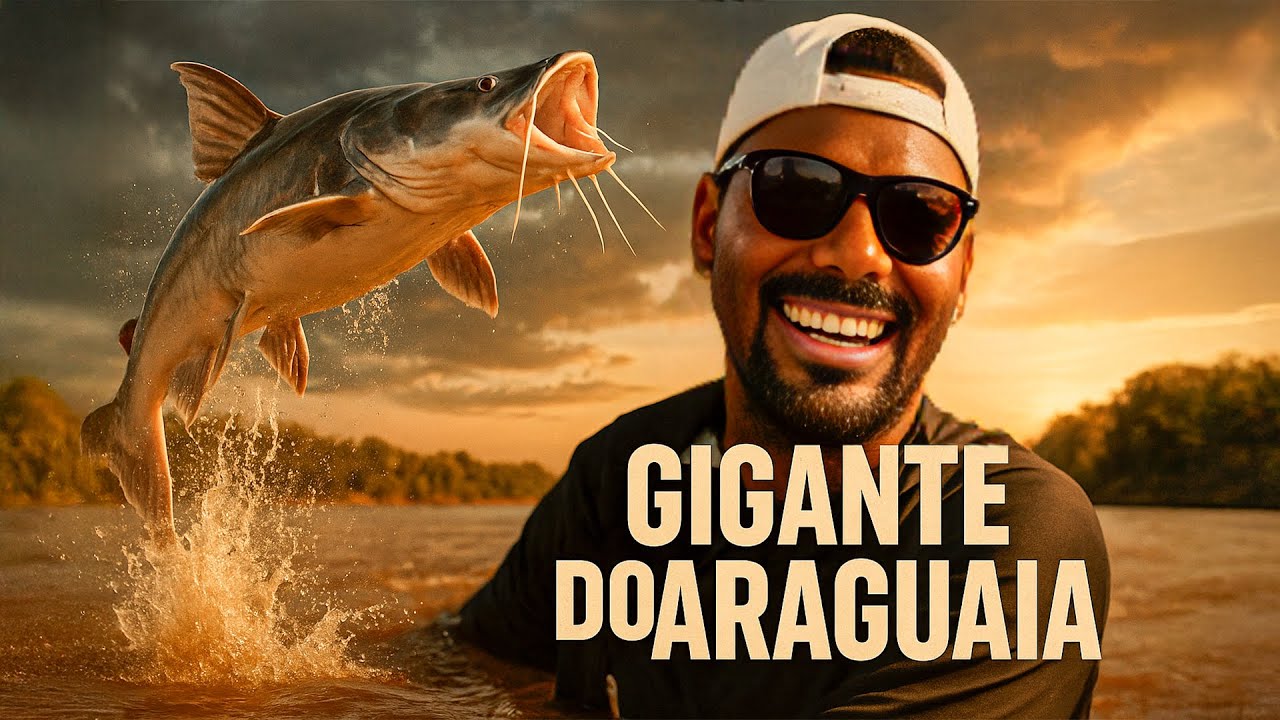 O GIGANTE DO ARAGUAIA! PIRAÍBA MONSTRA NA RECOLHIDA em São José dos Bandeirantes #pescaria #piraiba