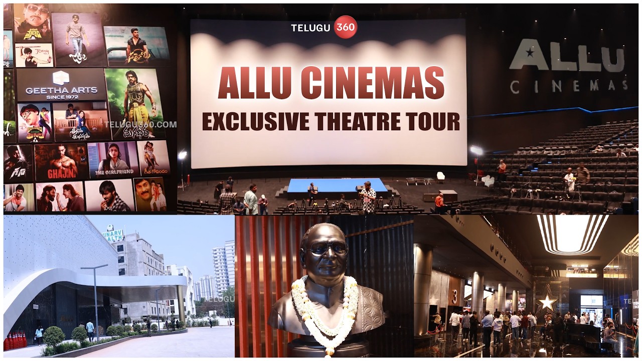 Allu Cinemas Tour  Inside Hyderabad’s Iconic Theatre Experience